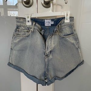 Princess Polly denim shorts